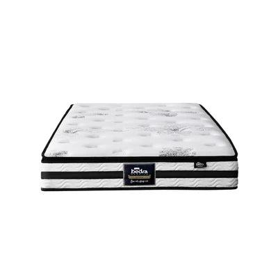 MAT-A6-KAIR-KS Bedra King Single Mattress Breathable Luxury Bed Bonnell Spring Foam Medium 22cm