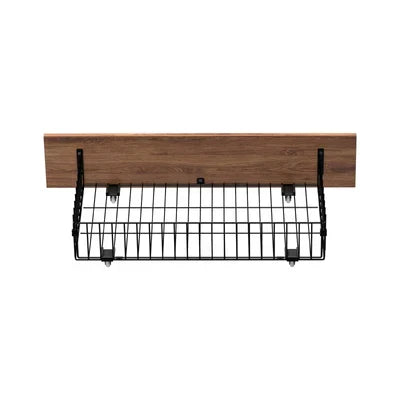 MBF-E-2DRAW-XL-BK Oikiture 2x Bed Frame Storage Drawers with Wheels Metal Brown