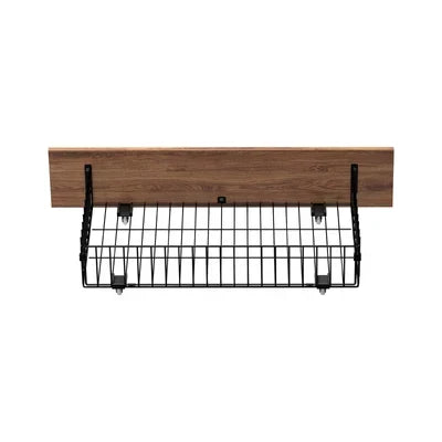 MBF-E-4DRAW-XL-BK Oikiture 4x Bed Frame Storage Drawers with Wheels Metal Brown