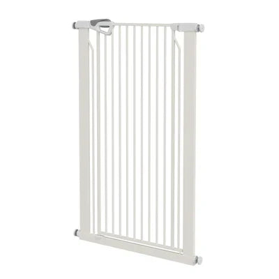 PET-GATE-A120-WH Alopet 120cm Retractable Safety Gate Pet Dog Cat Fence Guard Door White