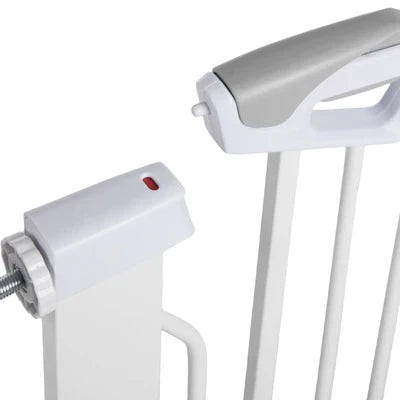 PET-GATE-A120-WH Alopet 120cm Retractable Safety Gate Pet Dog Cat Fence Guard Door White