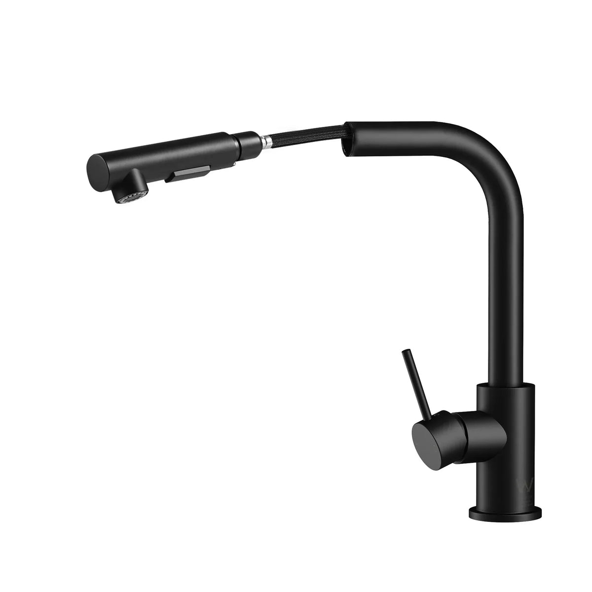 POKF-ST-314-BK Welba Pull Out Kitchen Tap Brass 2 Modes WELS Approved