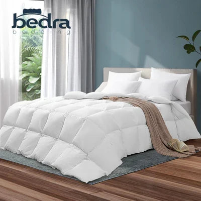 QLT-GS-B2-700-SK Bedra Goose Down Feather Quilt 700GSM Duvet Doona Blanket Super King