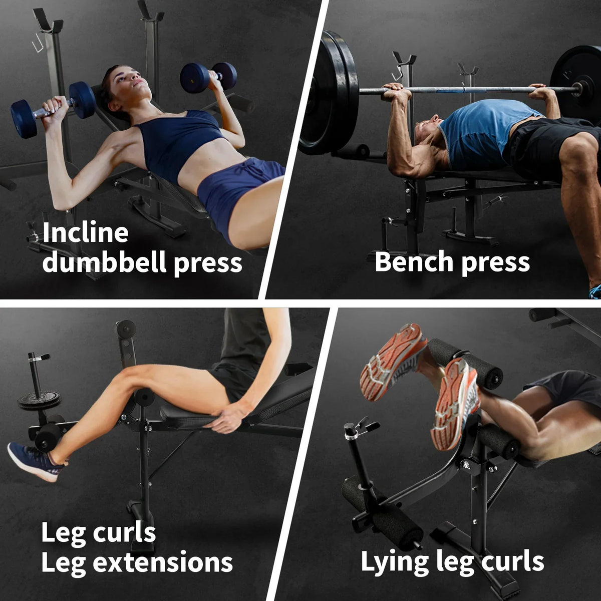 WB-A1-M Finex Bench Press Weight Bench 8in1 Multi-Station Fitness Home Gym Equipment