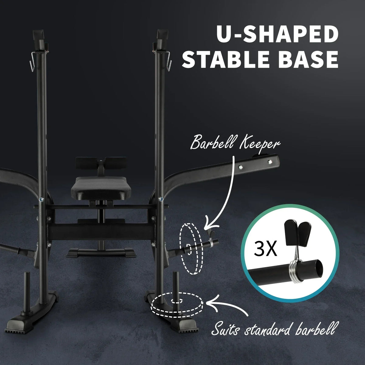 WB-A1-M Finex Bench Press Weight Bench 8in1 Multi-Station Fitness Home Gym Equipment