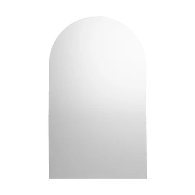 WM-ARCHED-8650-NFR Oikiture Wall Mirrors 86x50cm Arched Makeup Mirror Bathroom Frameless