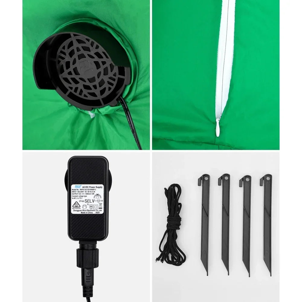 XMAS-INF-TREE-150Tinseltown Christmas Inflatable Tree Gifts 1.5M Xmas Decorations LED Lights Outdoor
