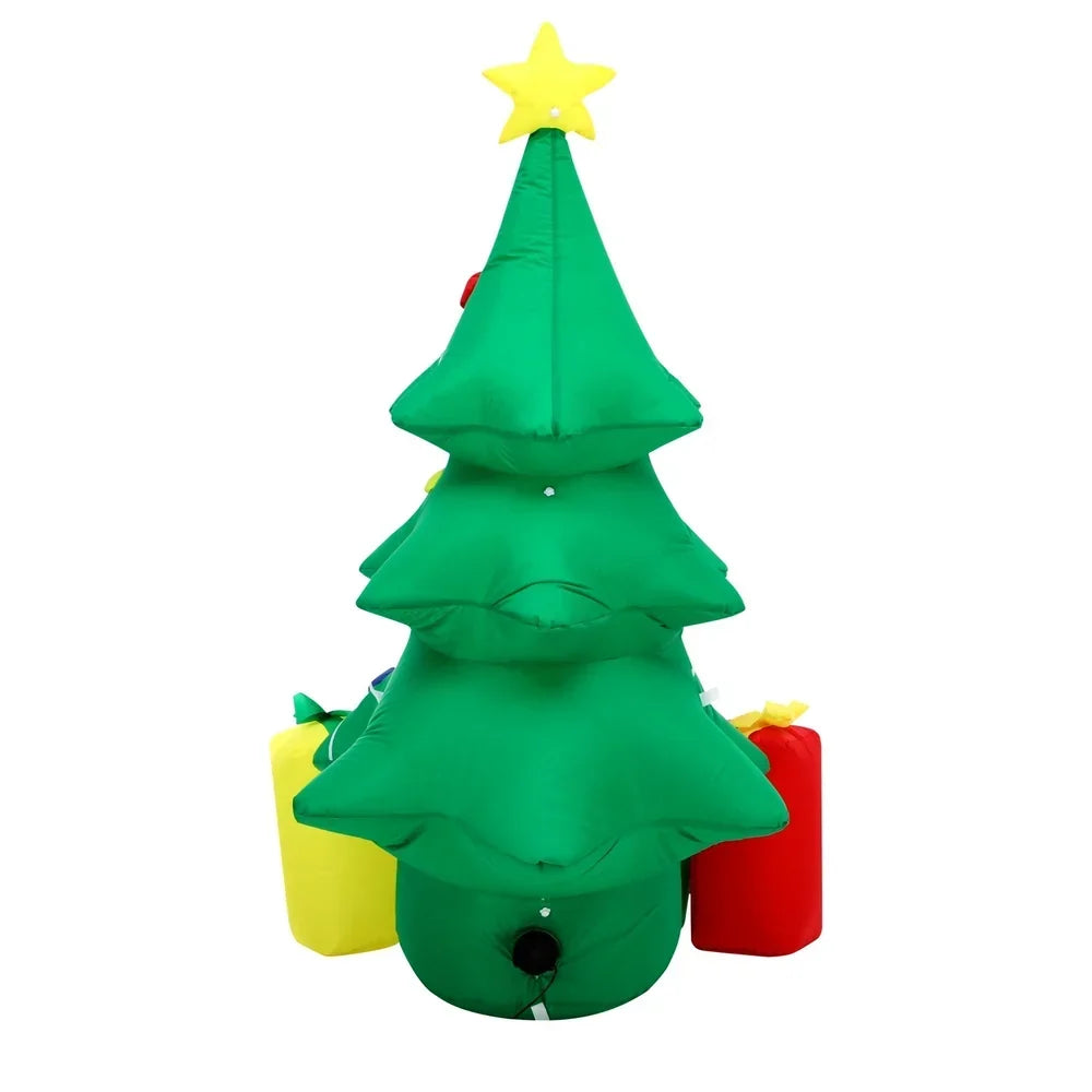 XMAS-INF-TREE-150Tinseltown Christmas Inflatable Tree Gifts 1.5M Xmas Decorations LED Lights Outdoor