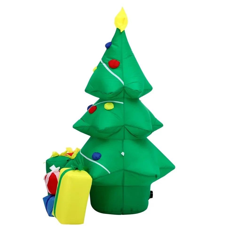 XMAS-INF-TREE-150Tinseltown Christmas Inflatable Tree Gifts 1.5M Xmas Decorations LED Lights Outdoor
