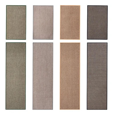 ZU-BF2013-2PK-BK ZUNI 2PCS Kitchen Rugs Mats Non Slip Anti Fatigue for Kitchen Floor Home Black